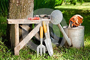 Gardening tools photo