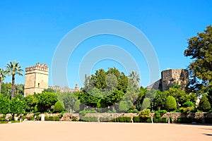 Gardens of the Alcazar Castle, Cordoba photo