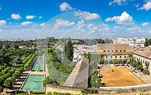 Gardens Alcazar  in Cordoba