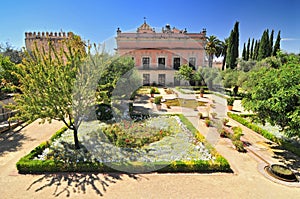 Gardens in the Alcazar de Jerez, Jerez de la Frontera, Andalusia, Spain photo