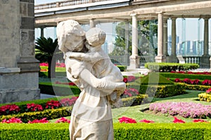 Gardens at the alcazar on top of Chapultepec Castle in Mexico City photo