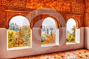 Gardens of Alhambra, Granada, Andalusia