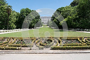 Gardens around the Royal Palace of Madrid, Spain