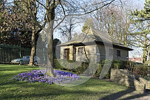 Gardens in Beaumont Park, Huddersfield