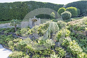 The gardens at Brodsworth Hall, Doncaster, England