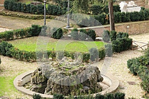 The gardens of Capitoline Hill in Rome