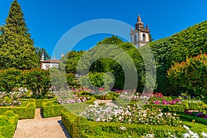 Gardens and Casa de Mateus estate in Portugal photo