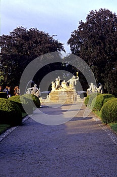 Gardens- Cesky Krumlov, Czech Republic