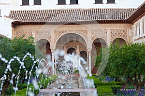 Gardens of the Generalife in Spain