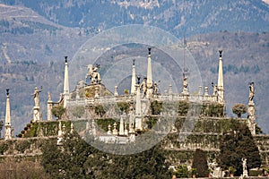 Gardens of the Isola Bella, in The Borromee islands, Italy