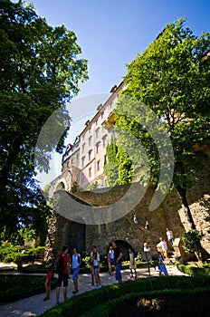 Gardens of Ksiaz Castle Poland