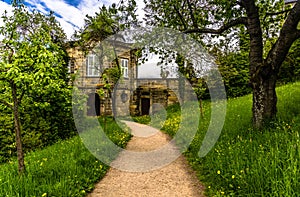 The gardens of the Michaelsberg abbey