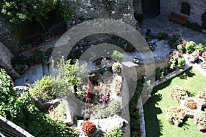 Gardens in Monasteries in Greece