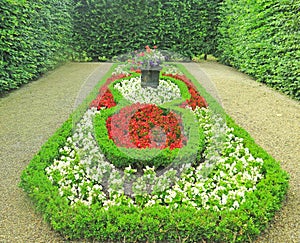 Gardens of a palace in Vienna