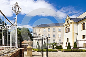 Gardens of Palacky university, Olomouc town, Moravia, Czech republic