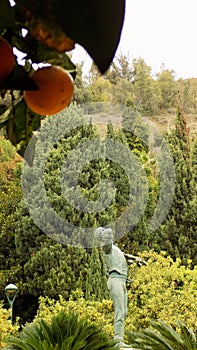 Gardens of Pedro Luis Alonso-park of Malaga sculpture Biznaguero-Andalusia photo