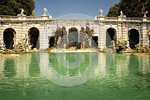 Gardens. Royal Palace of Caserta. Naples. Italy