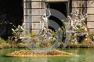 Gardens. Royal Palace of Caserta. Naples. Italy