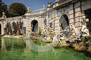 Gardens. Royal Palace of Caserta. Naples. Italy