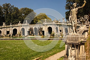 Gardens. Royal Palace of Caserta. Naples. Italy