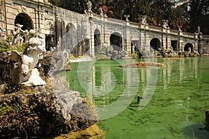 Gardens. Royal Palace of Caserta. Naples. Italy