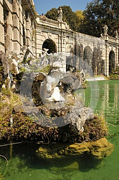 Gardens. Royal Palace of Caserta. Naples. Italy