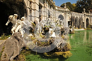 Gardens. Royal Palace of Caserta. Naples. Italy