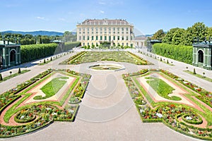 Gardens at Schoenbrunn, Vienna, Austria