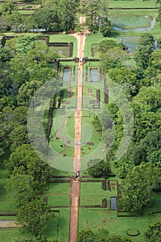 Jardín de antiguo fortaleza 