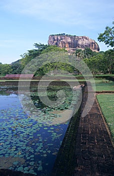 Gardens of Sigiriya Lion's rock fortress