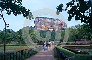 Gardens of Sigiriya Lion's rock fortress