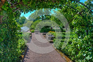 Gardens at Sofiero palace in Sweden