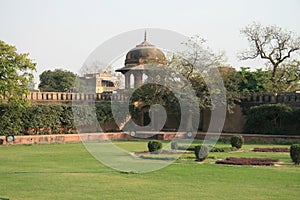 Gardens at the Tomb of I`timÄd-ud-Daulah - Agra