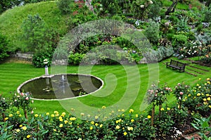 Gardens in Windsor Castle, England