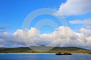 Gardner Bay on Espanola Island, Galapagos National park, Ecuador photo