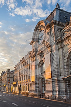 Gare d'Orsay at Sunrise, Paris, France