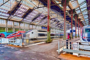 Gare de Lyon Train station in Paris photo
