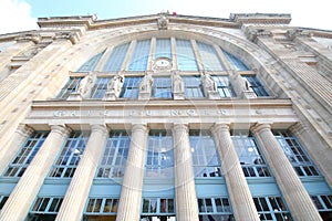 Gare du Nord train station Paris France