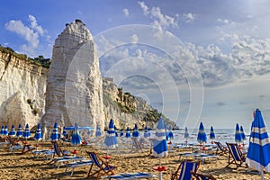 Gargano coast: bay of Vieste,(Apulia) ITALY.