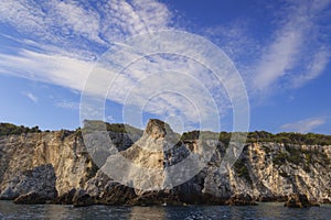 Gargano National Park: coast of Tremiti Islands` archipelag,Italy Apulia