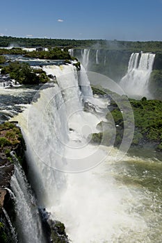 Garganta del diablo at the iguazu falls