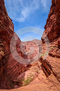 Garganta del diablo in Quebrada de las Conchas, Salta, Argentina photo