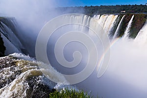 Garganta del Diablo waterfall on Iguazu River photo