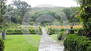 Gargens at Glenveagh Castle John Adair`s Co. Donegal Derryveagh photo