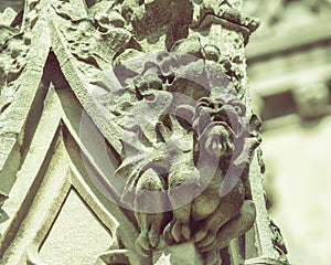 Gargoyle B on St Mary Redcliffe Church Bristol