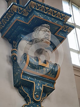 Gargoyle in the great hall, wollaton hall