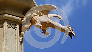 Gargoyle of Lednice castle , Czech republic photo