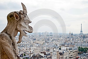 Gargoyle at Notre Dame