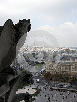 Gargoyle Overlooking Paris 2