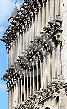 Gargoyles of the Church of Notre-Dame, Dijon, France photo